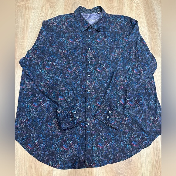 Robert Graham Other - Robert Graham Paisley Floral Multicolor Long Sleeve
Button Down Shirt 3XL